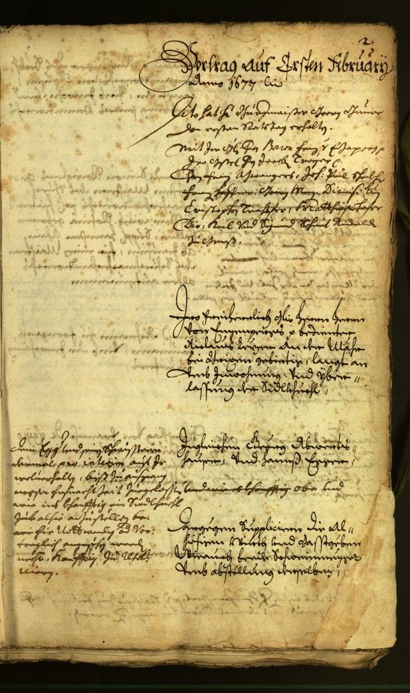 Civic Archives of Bozen-Bolzano - BOhisto Minutes of the council 1677 