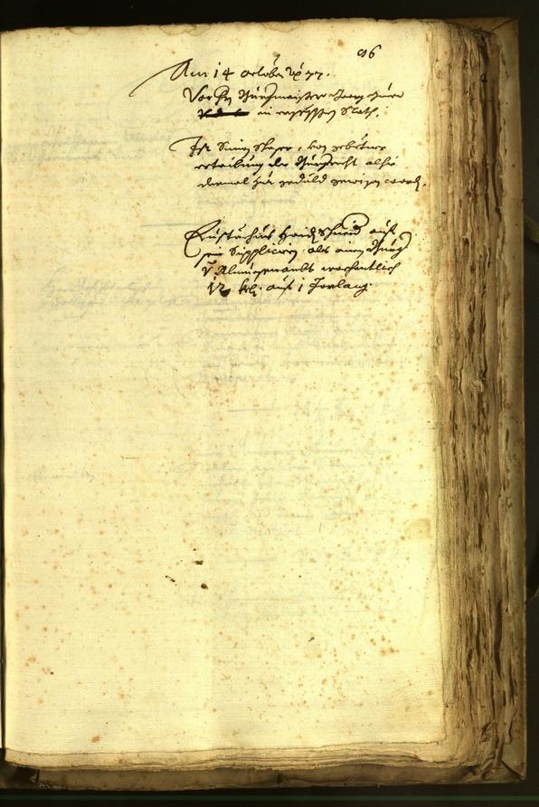 Stadtarchiv Bozen - BOhisto Ratsprotokoll 1677 