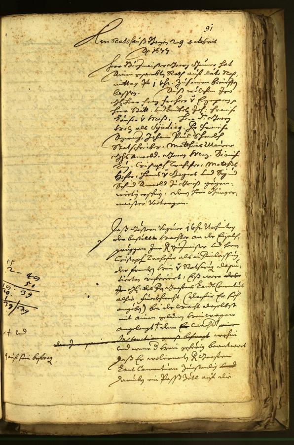 Archivio Storico della Città di Bolzano - BOhisto protocollo consiliare 1677 