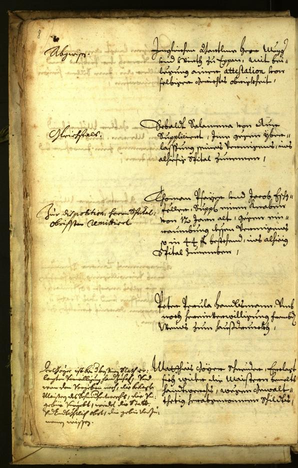 Stadtarchiv Bozen - BOhisto Ratsprotokoll 1677 