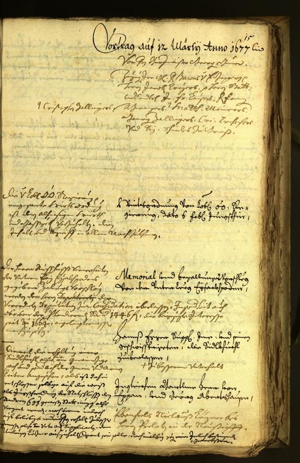 Civic Archives of Bozen-Bolzano - BOhisto Minutes of the council 1677 