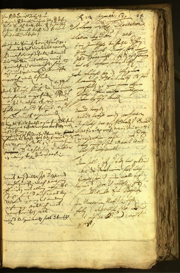 Civic Archives of Bozen-Bolzano - BOhisto Minutes of the council 1677 