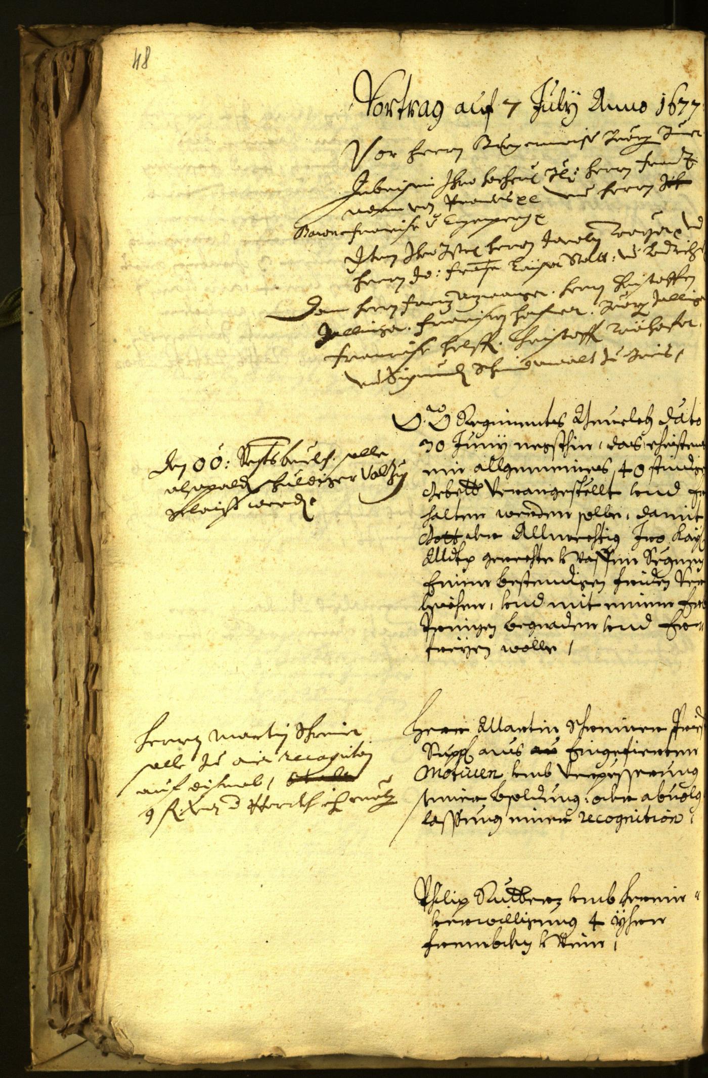 Civic Archives of Bozen-Bolzano - BOhisto Minutes of the council 1677 