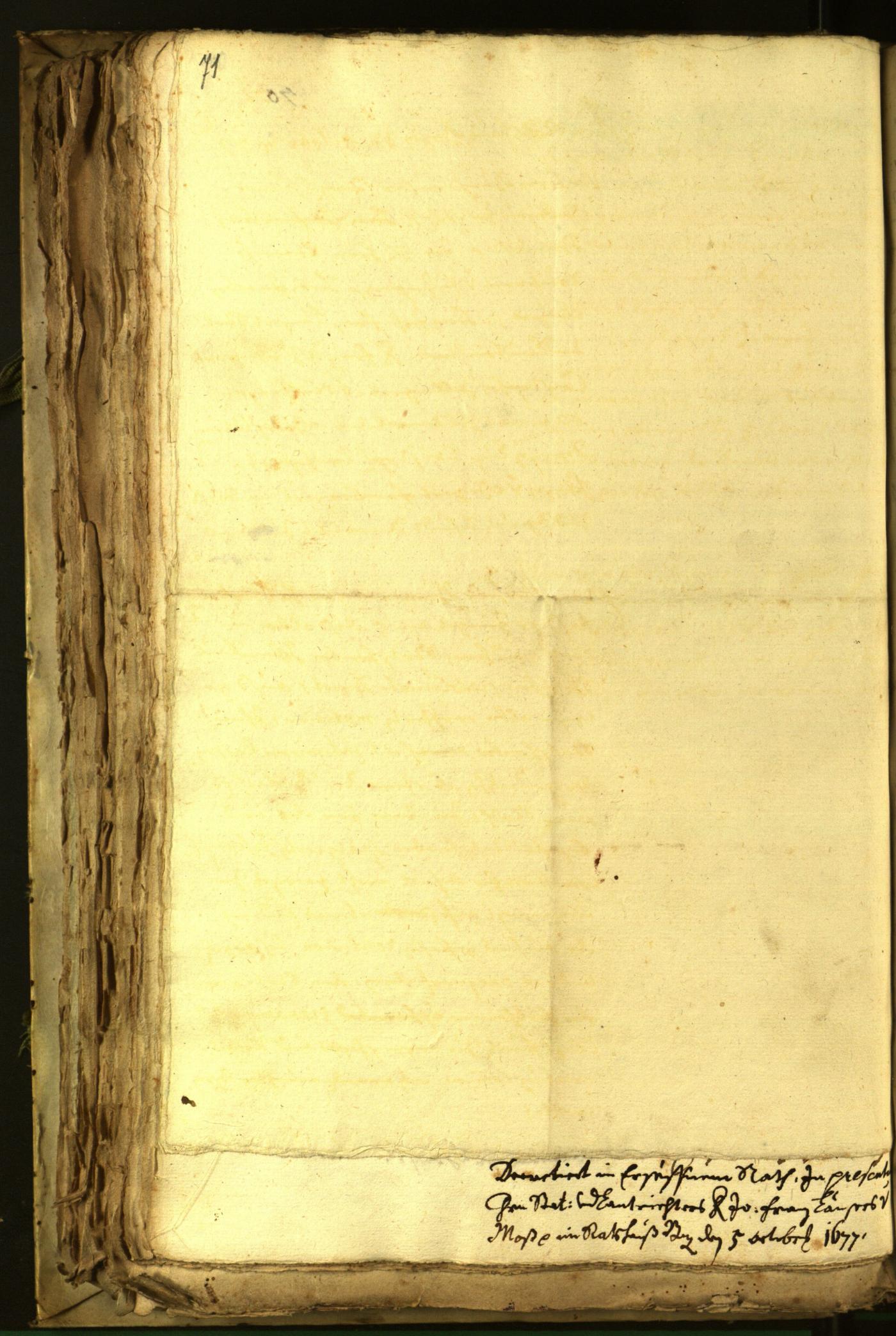 Civic Archives of Bozen-Bolzano - BOhisto Minutes of the council 1677 