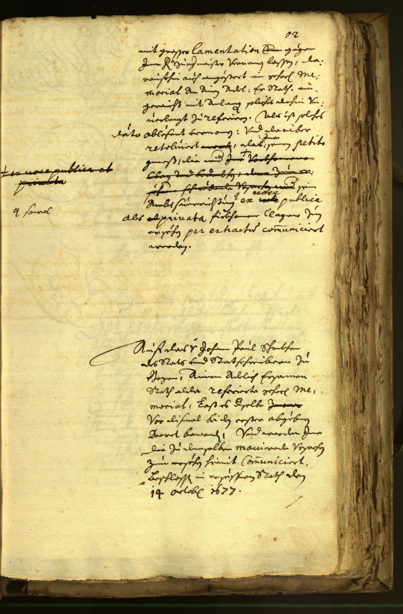 Civic Archives of Bozen-Bolzano - BOhisto Minutes of the council 1677 