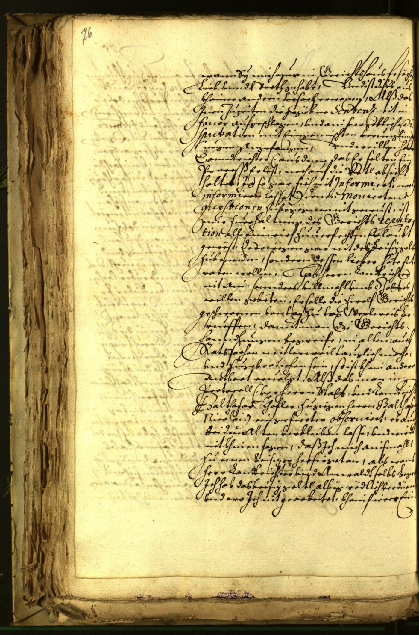 Stadtarchiv Bozen - BOhisto Ratsprotokoll 1677 