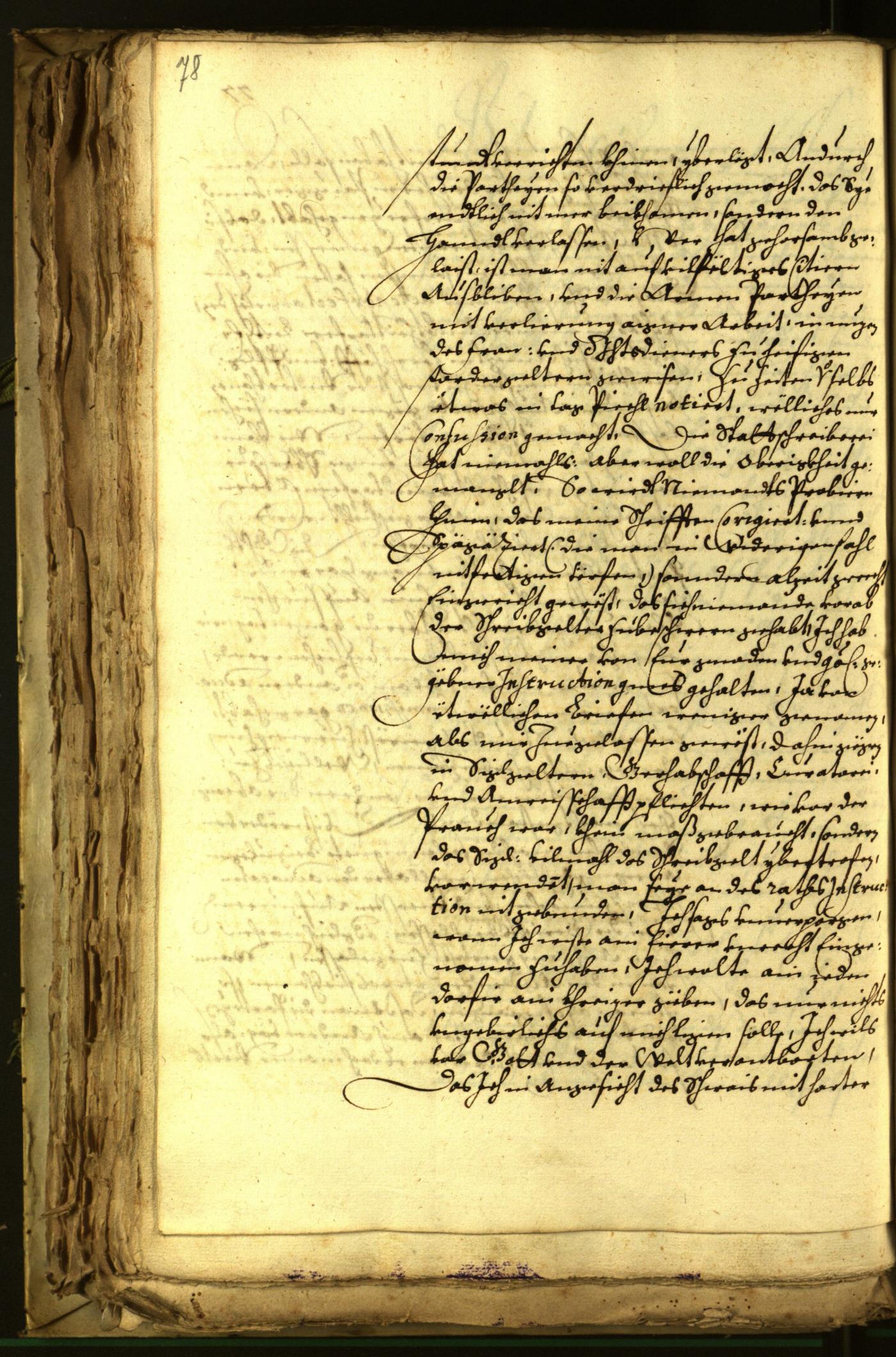 Stadtarchiv Bozen - BOhisto Ratsprotokoll 1677 