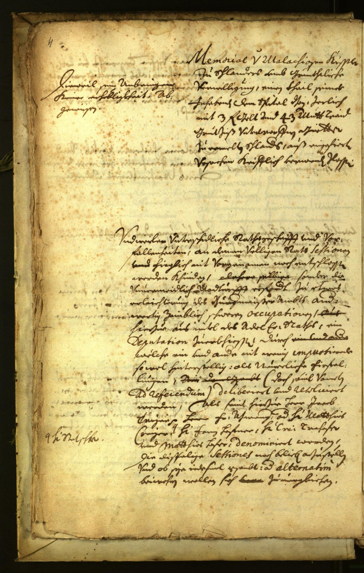 Civic Archives of Bozen-Bolzano - BOhisto Minutes of the council 1677 