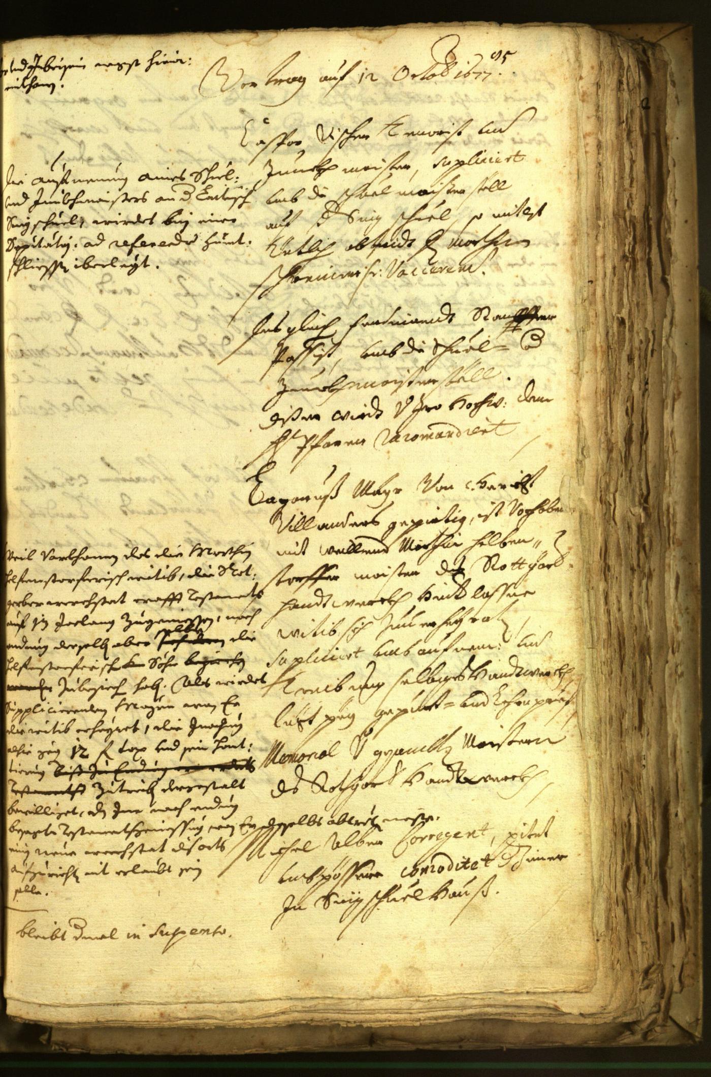 Civic Archives of Bozen-Bolzano - BOhisto Minutes of the council 1677 