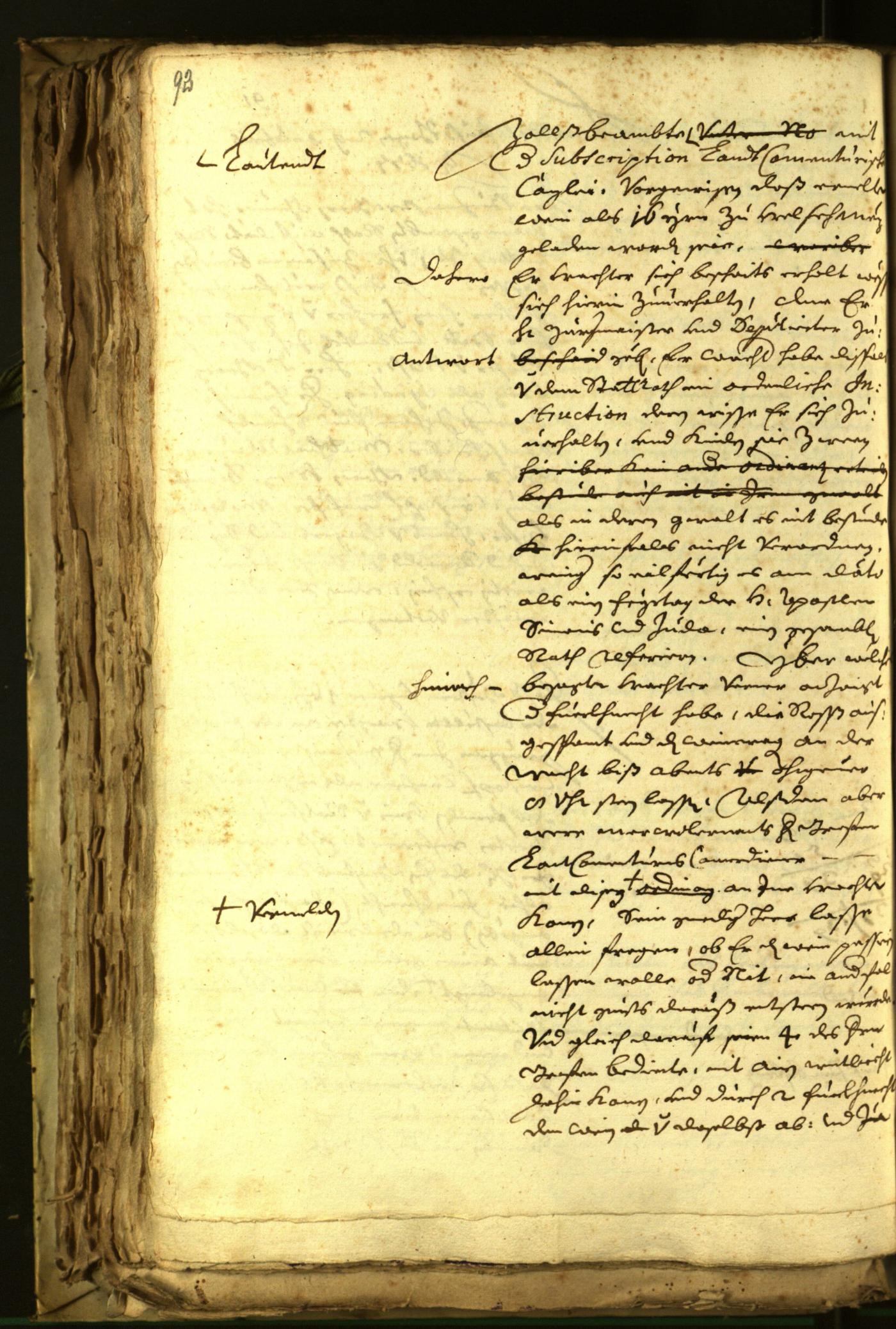 Civic Archives of Bozen-Bolzano - BOhisto Minutes of the council 1677 