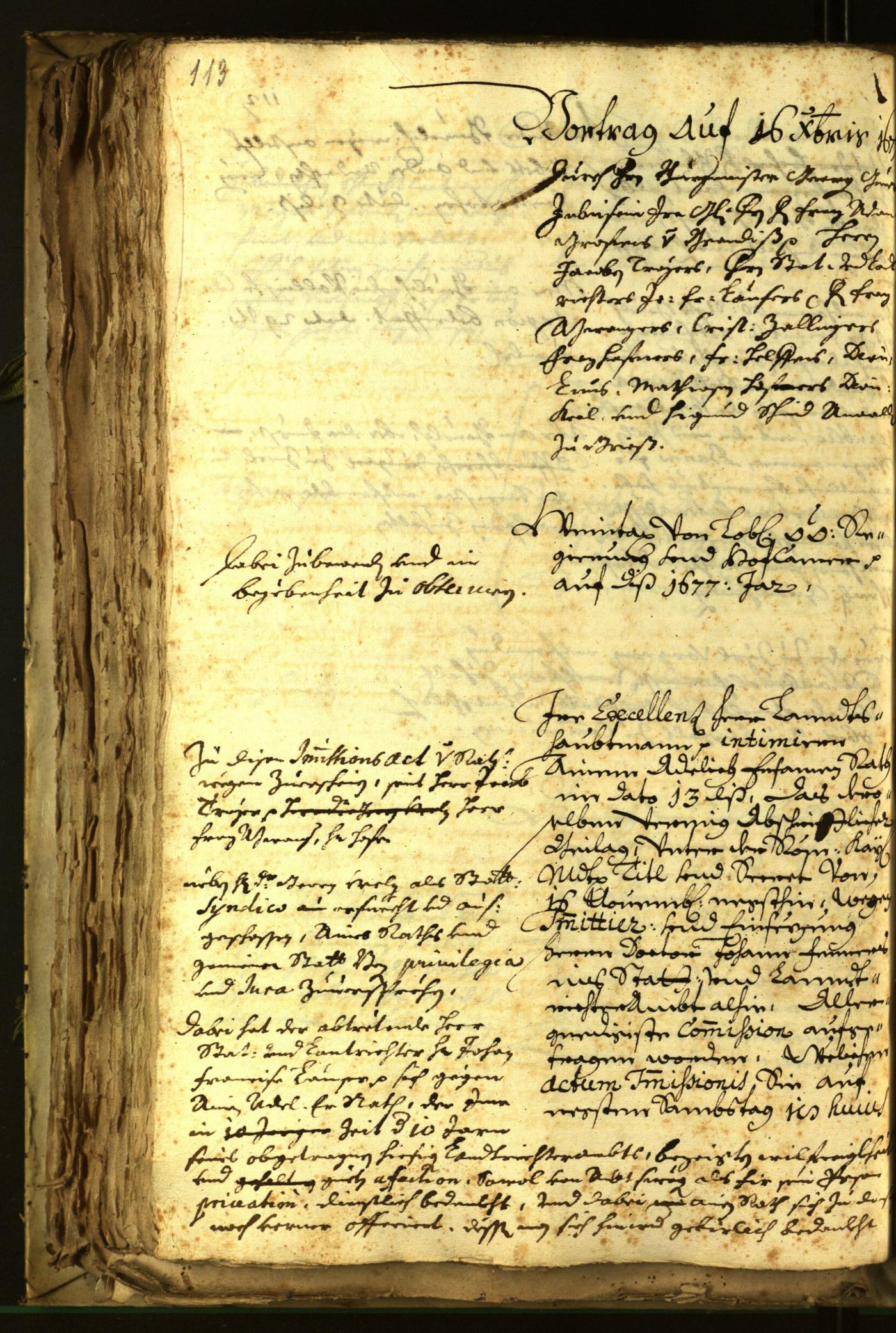 Civic Archives of Bozen-Bolzano - BOhisto Minutes of the council 1677 