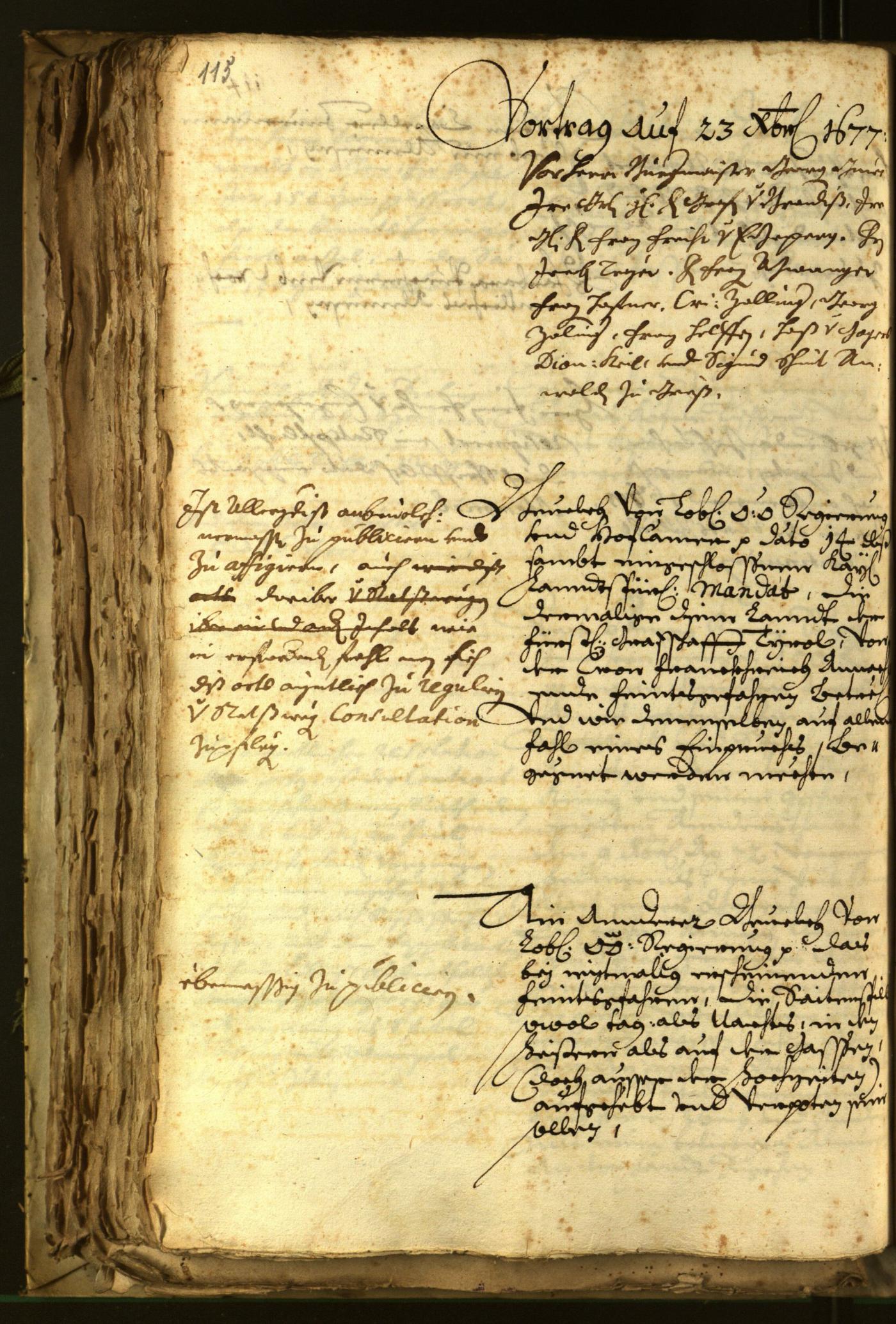 Civic Archives of Bozen-Bolzano - BOhisto Minutes of the council 1677 