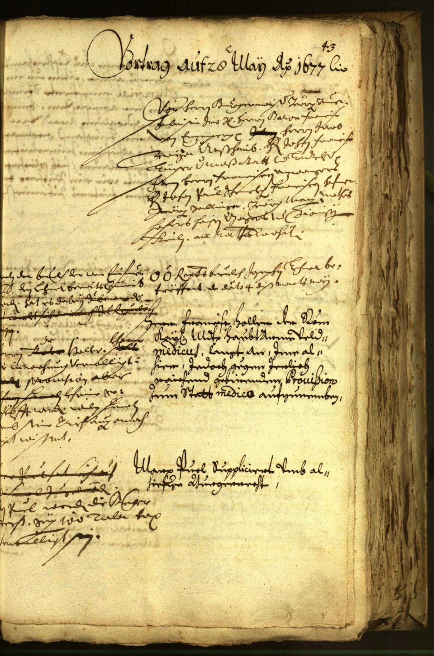 Civic Archives of Bozen-Bolzano - BOhisto Minutes of the council 1677 