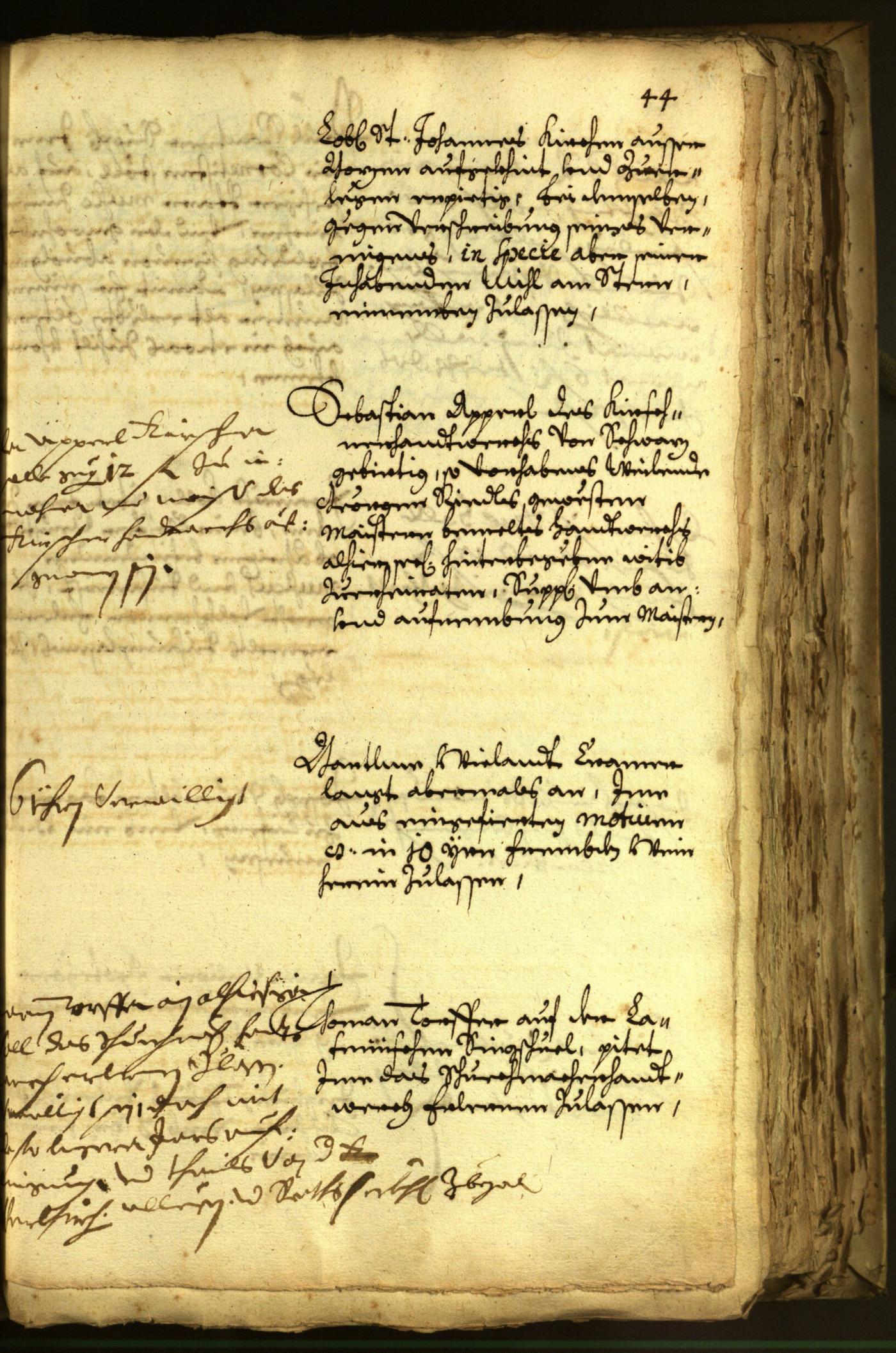 Stadtarchiv Bozen - BOhisto Ratsprotokoll 1677 