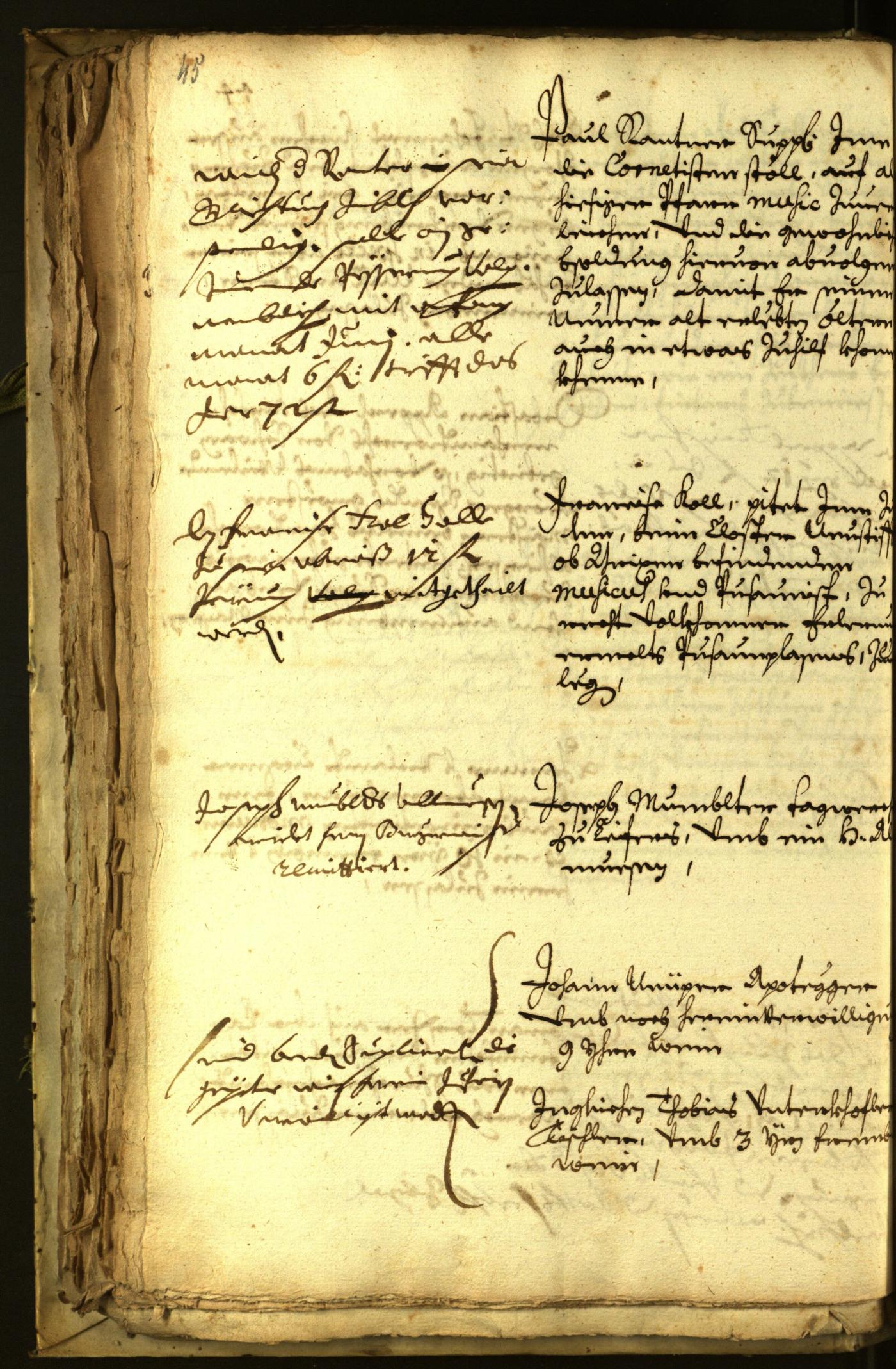 Stadtarchiv Bozen - BOhisto Ratsprotokoll 1677 