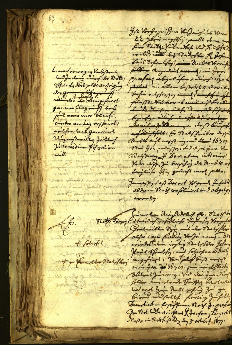 Civic Archives of Bozen-Bolzano - BOhisto Minutes of the council 1677 