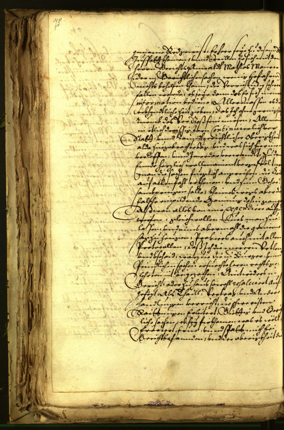 Stadtarchiv Bozen - BOhisto Ratsprotokoll 1677 