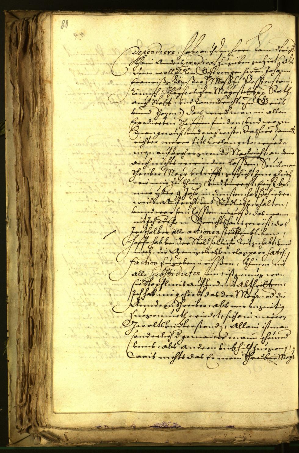 Stadtarchiv Bozen - BOhisto Ratsprotokoll 1677 