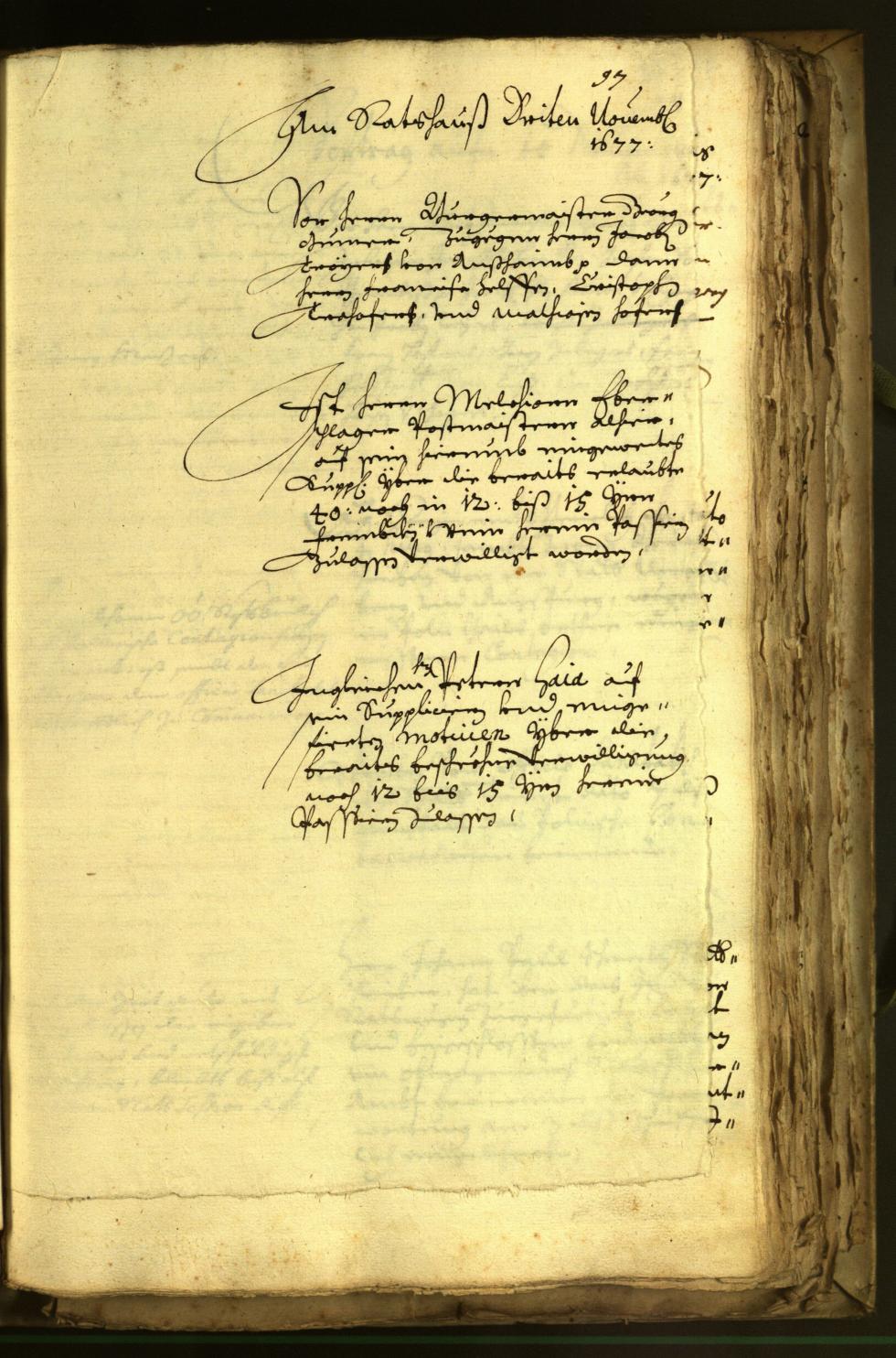 Civic Archives of Bozen-Bolzano - BOhisto Minutes of the council 1677 