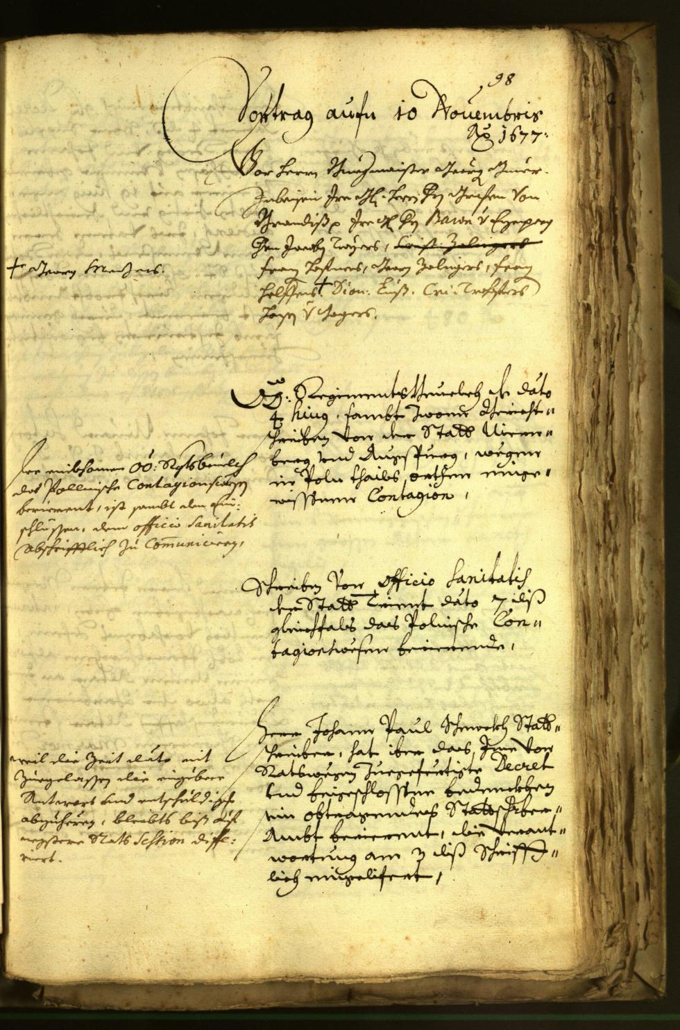 Civic Archives of Bozen-Bolzano - BOhisto Minutes of the council 1677 