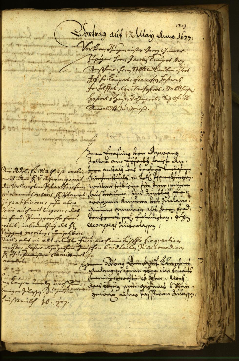 Archivio Storico della Città di Bolzano - BOhisto protocollo consiliare 1677 