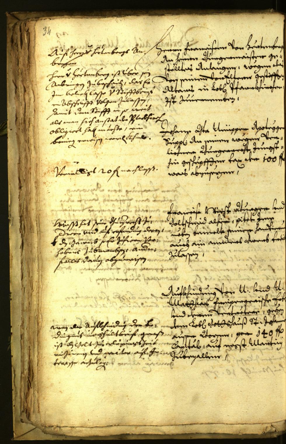 Stadtarchiv Bozen - BOhisto Ratsprotokoll 1677 