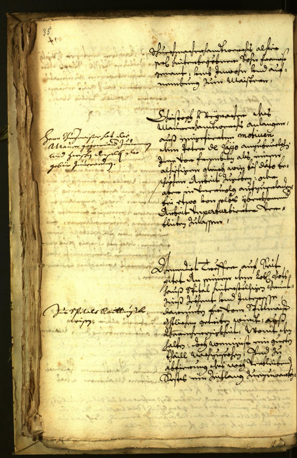 Stadtarchiv Bozen - BOhisto Ratsprotokoll 1677 