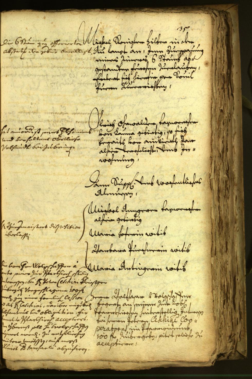 Stadtarchiv Bozen - BOhisto Ratsprotokoll 1677 