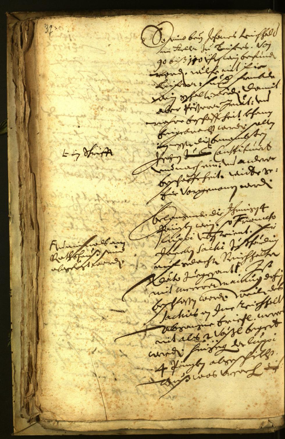 Stadtarchiv Bozen - BOhisto Ratsprotokoll 1677 