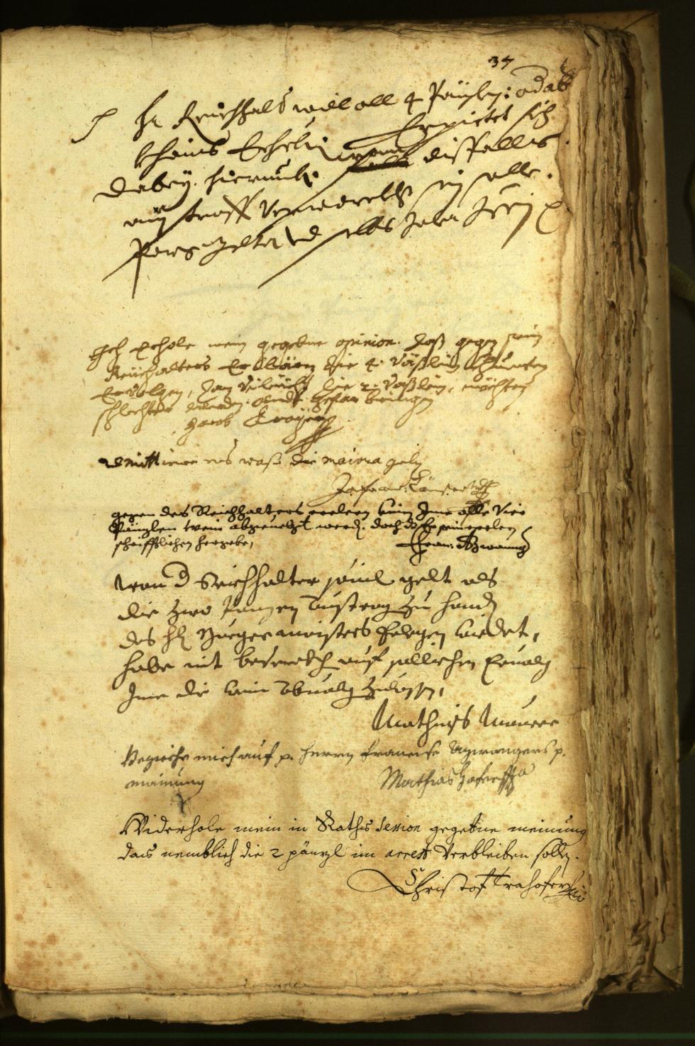 Archivio Storico della Città di Bolzano - BOhisto protocollo consiliare 1677 