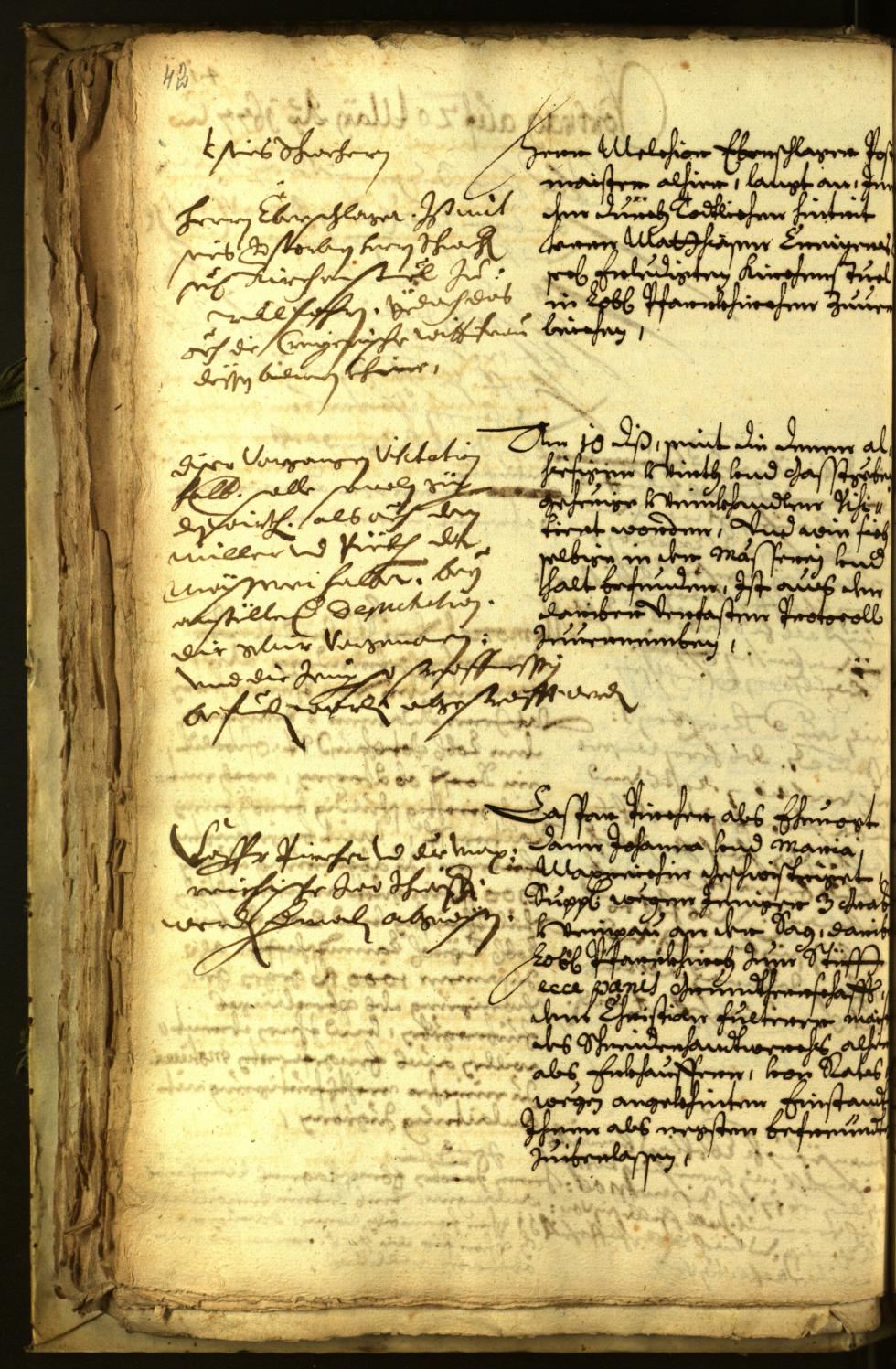 Stadtarchiv Bozen - BOhisto Ratsprotokoll 1677 