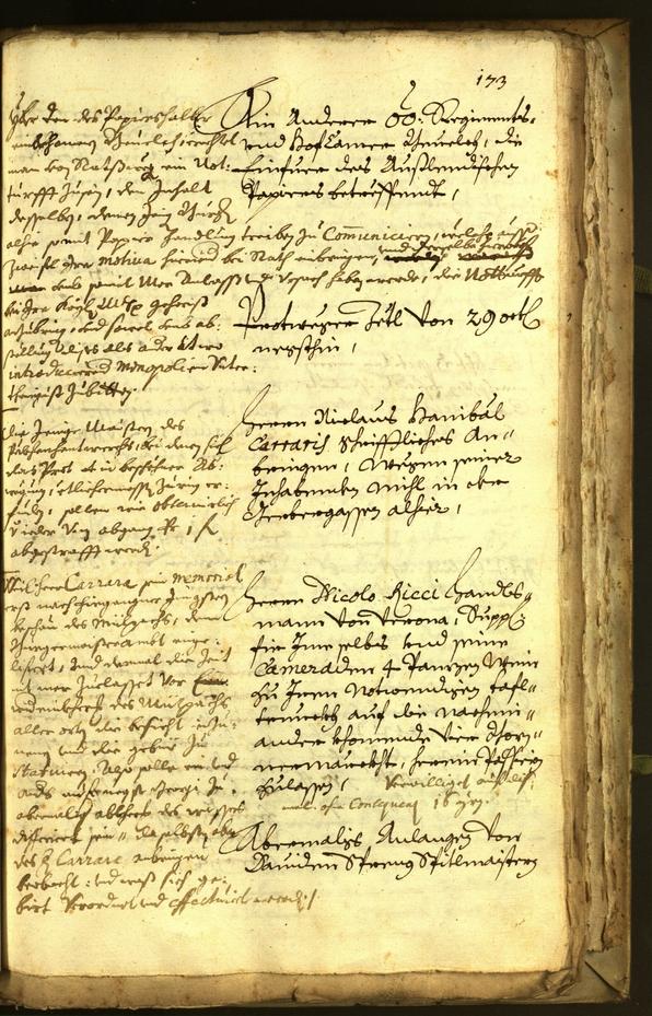 Stadtarchiv Bozen - BOhisto Ratsprotokoll 1678 