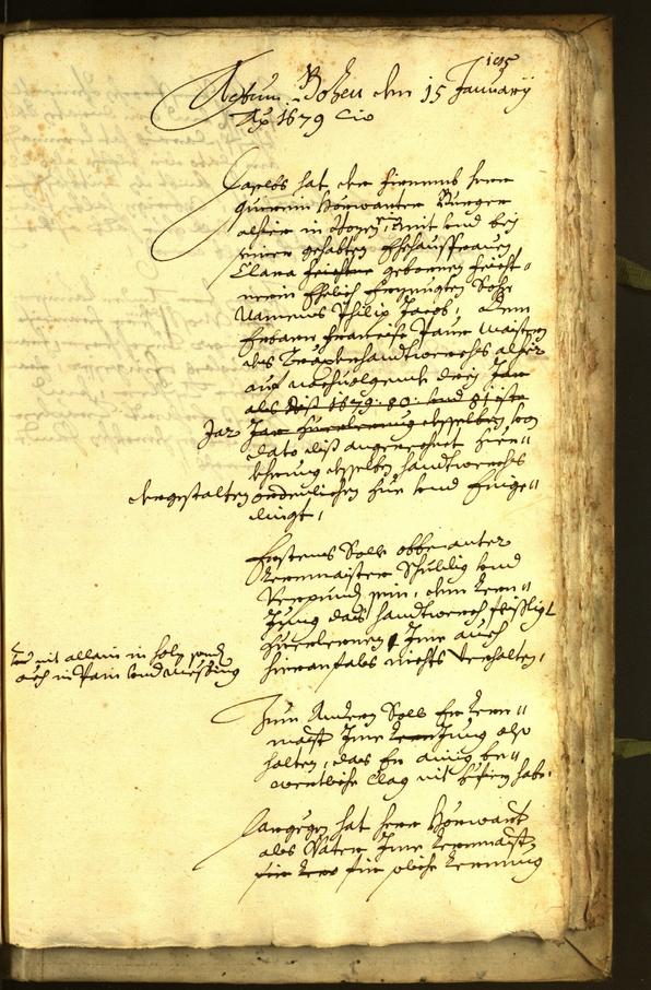 Archivio Storico della Città di Bolzano - BOhisto protocollo consiliare 1678 