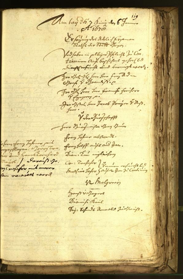 Stadtarchiv Bozen - BOhisto Ratsprotokoll 1678 