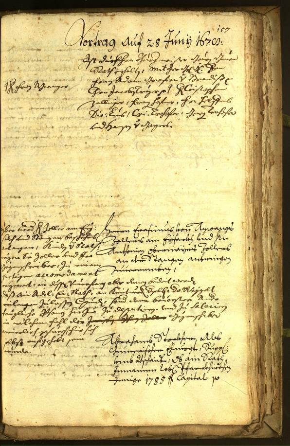 Civic Archives of Bozen-Bolzano - BOhisto Minutes of the council 1678 