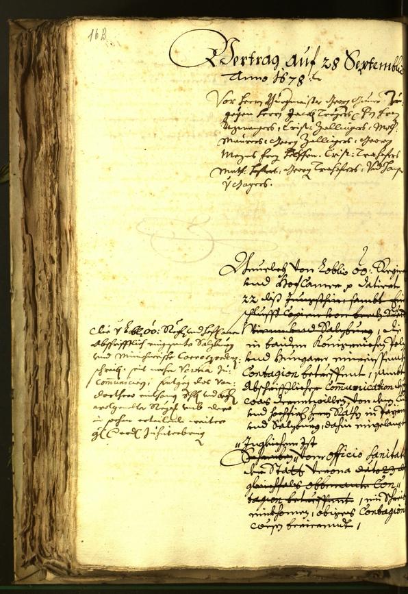 Stadtarchiv Bozen - BOhisto Ratsprotokoll 1678 