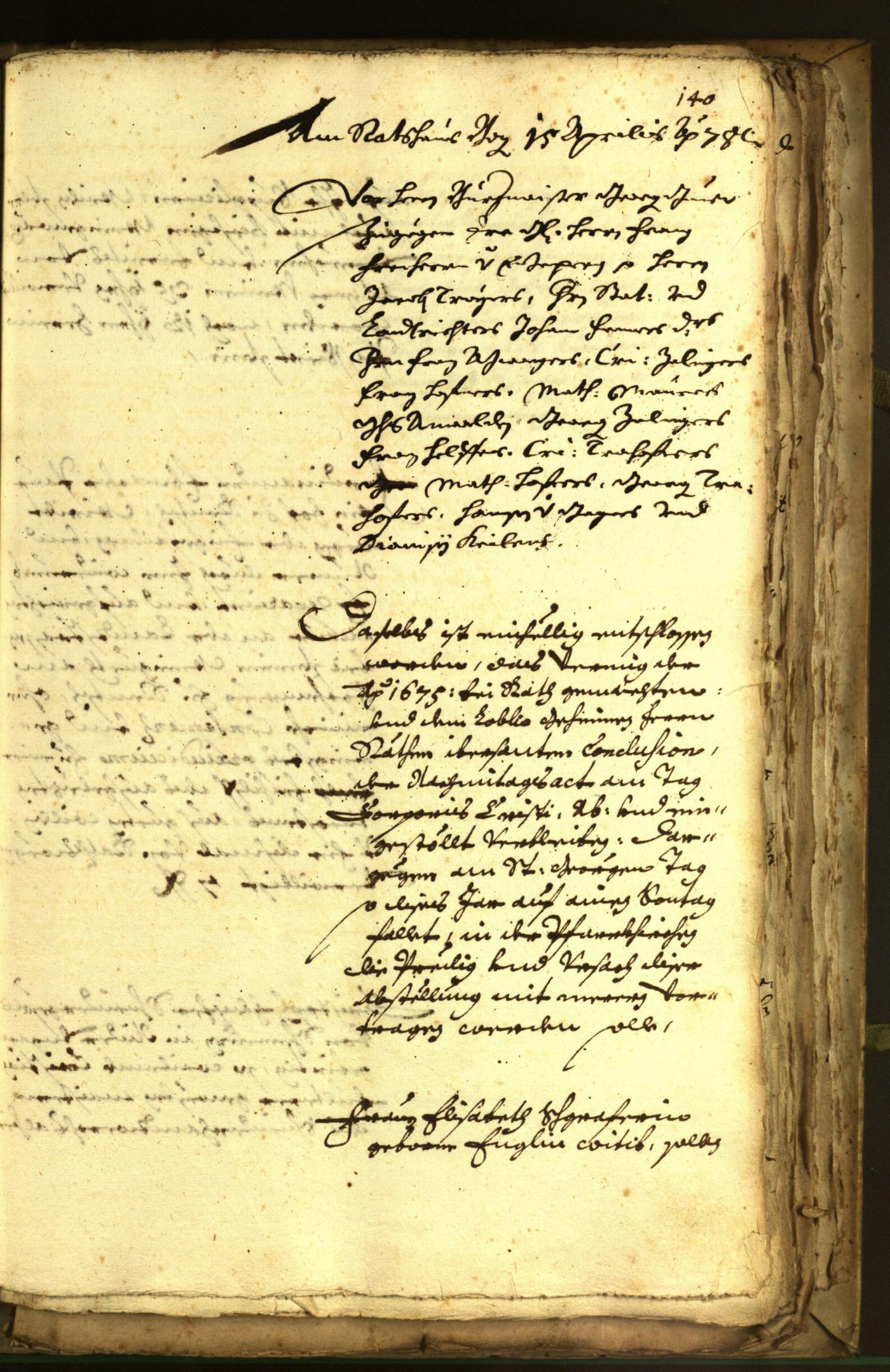 Archivio Storico della Città di Bolzano - BOhisto protocollo consiliare 1678 