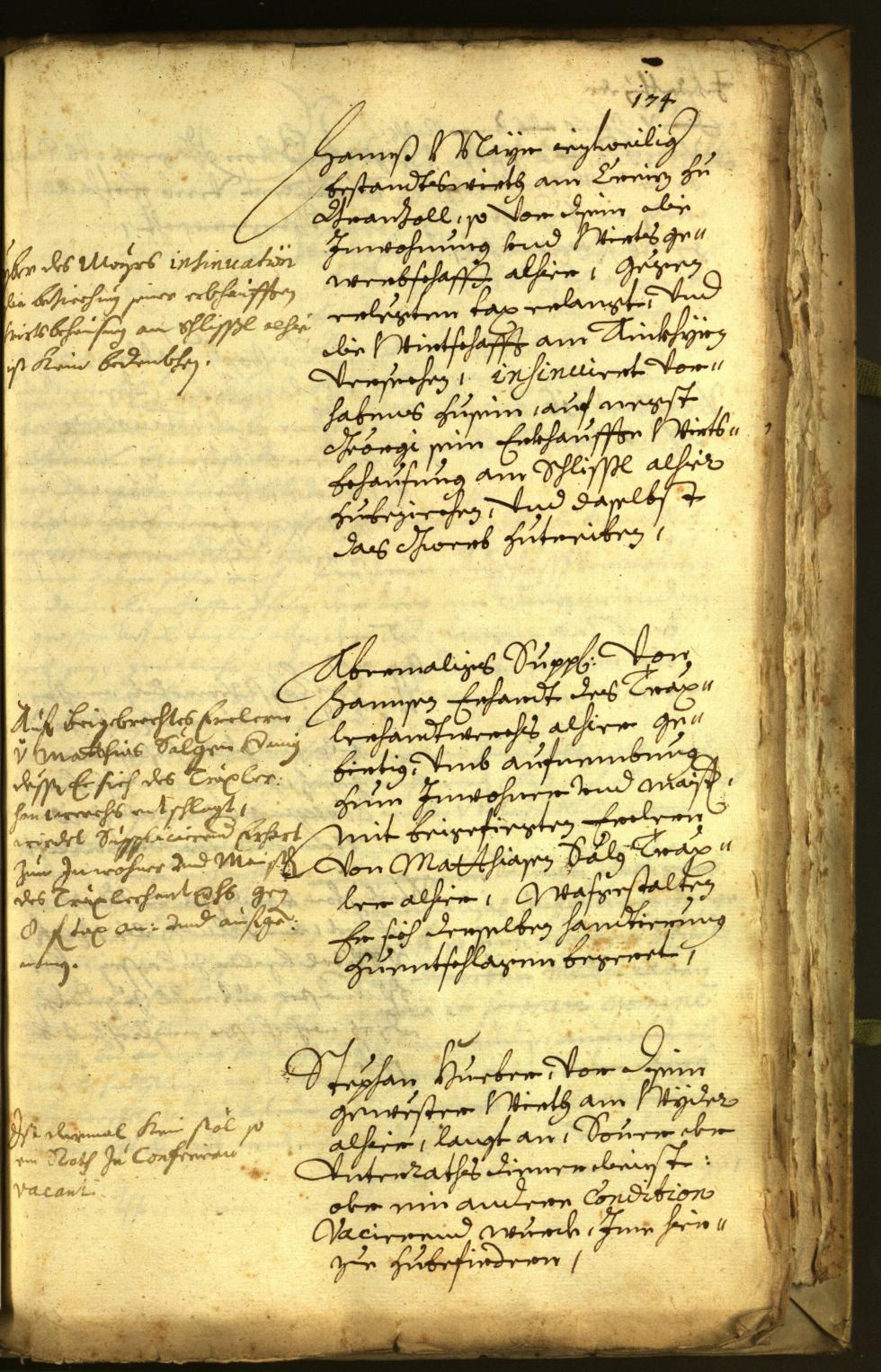 Stadtarchiv Bozen - BOhisto Ratsprotokoll 1678 