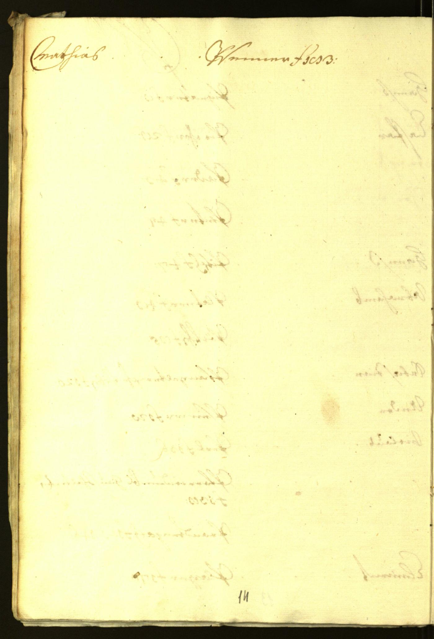 Stadtarchiv Bozen - BOhisto Ratsprotokoll 1679/80 