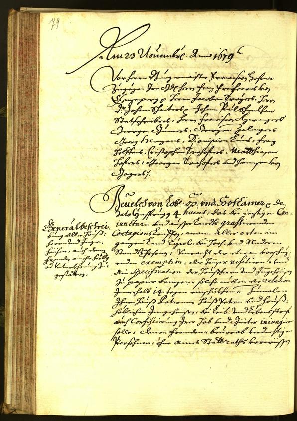 Civic Archives of Bozen-Bolzano - BOhisto Minutes of the council 1679 