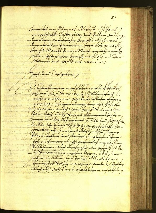 Civic Archives of Bozen-Bolzano - BOhisto Minutes of the council 1679 