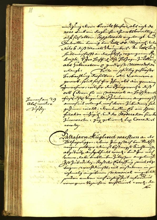 Stadtarchiv Bozen - BOhisto Ratsprotokoll 1679 