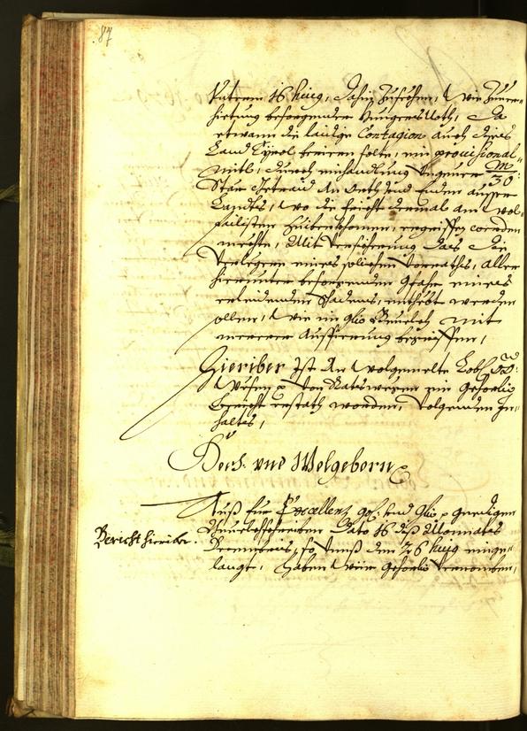 Civic Archives of Bozen-Bolzano - BOhisto Minutes of the council 1679 