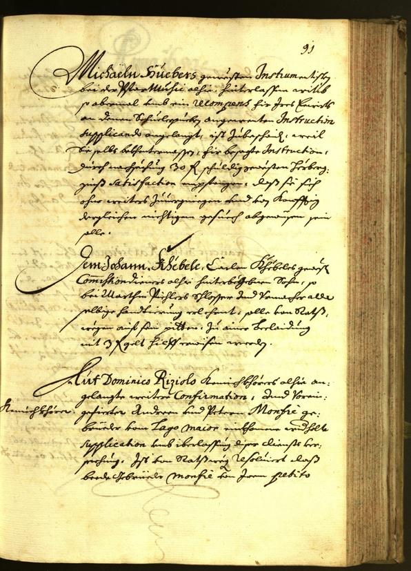 Civic Archives of Bozen-Bolzano - BOhisto Minutes of the council 1679 