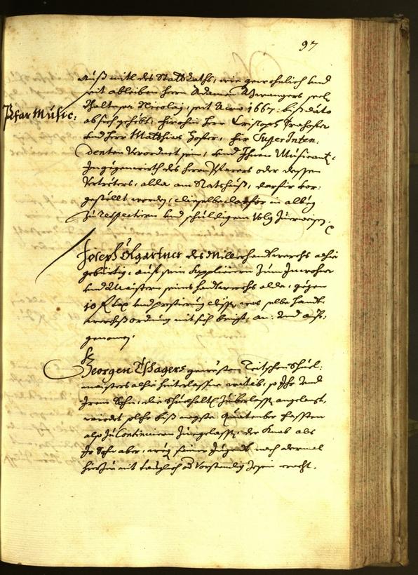 Stadtarchiv Bozen - BOhisto Ratsprotokoll 1679 