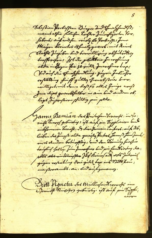 Stadtarchiv Bozen - BOhisto Ratsprotokoll 1679 