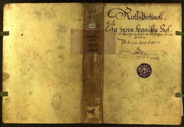 Archivio Storico della Città di Bolzano - BOhisto protocollo consiliare 1679 