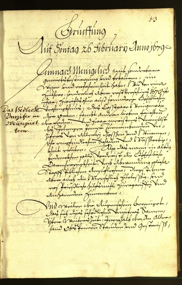 Civic Archives of Bozen-Bolzano - BOhisto Minutes of the council 1679 