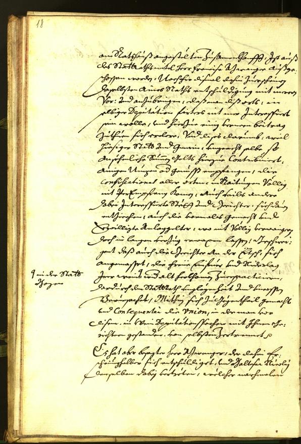 Stadtarchiv Bozen - BOhisto Ratsprotokoll 1679 