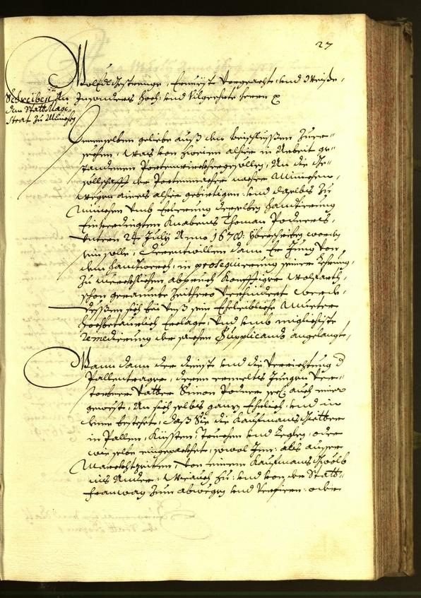 Archivio Storico della Città di Bolzano - BOhisto protocollo consiliare 1679 